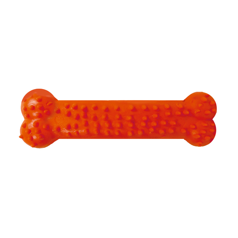 Brinquedo Furacão Pet Osso Plaque Ataque com Cravo Vermelho para Cães
