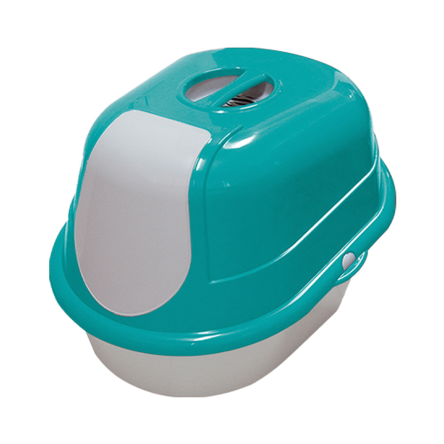 Banheiro Furacão Pet Cat Toalete Verde para Gatos