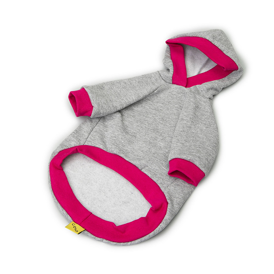 Moletom Cansei de Ser Gato Cinza e Rosa