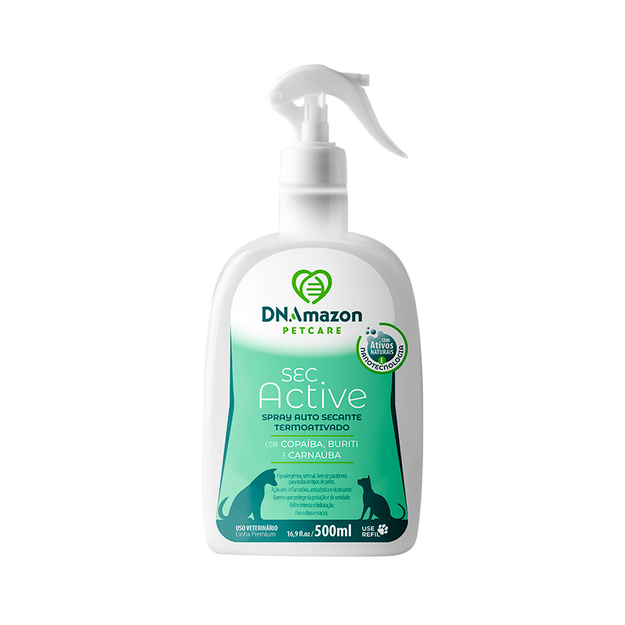 Spray Secante DNAmazon para Cães e Gatos