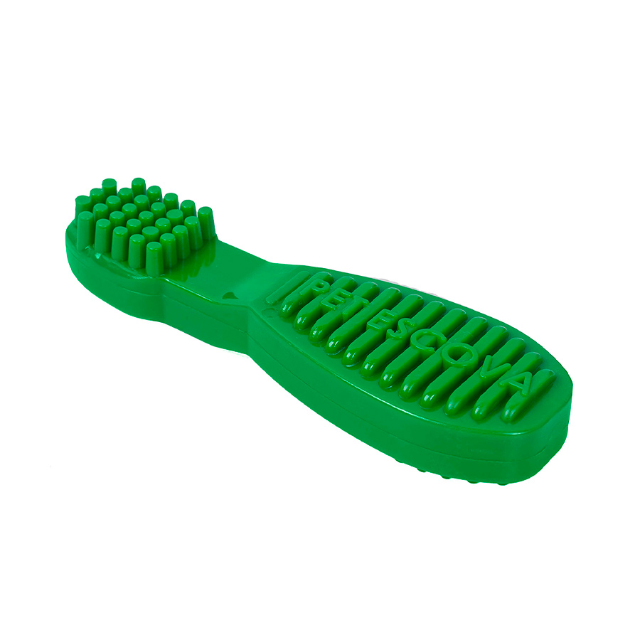 Brinquedo Mordedor Escova Verde Pet Games para Cães