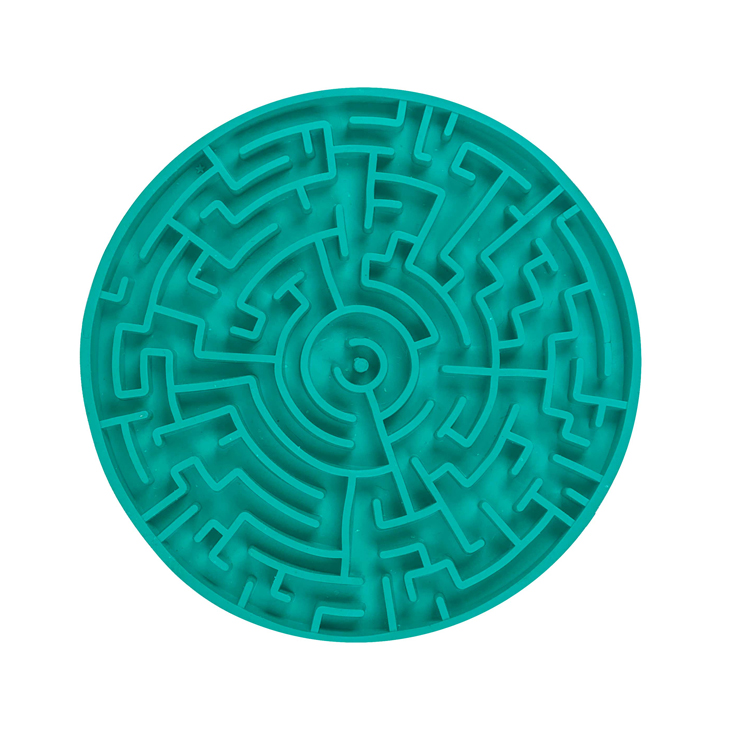 Brinquedo e Comedouro Pet Games Labirinto Verde Água para Cães e Gatos