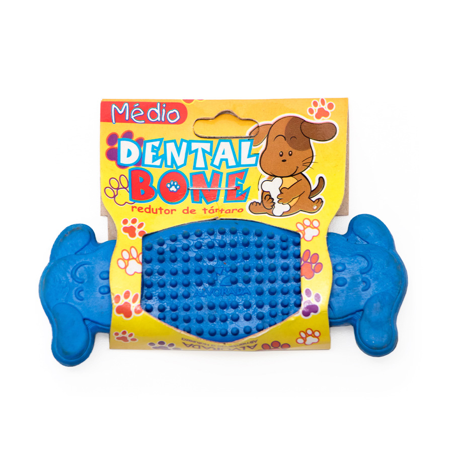Brinquedo Alvorada Dental Bone para Cães - Cores Sortidas