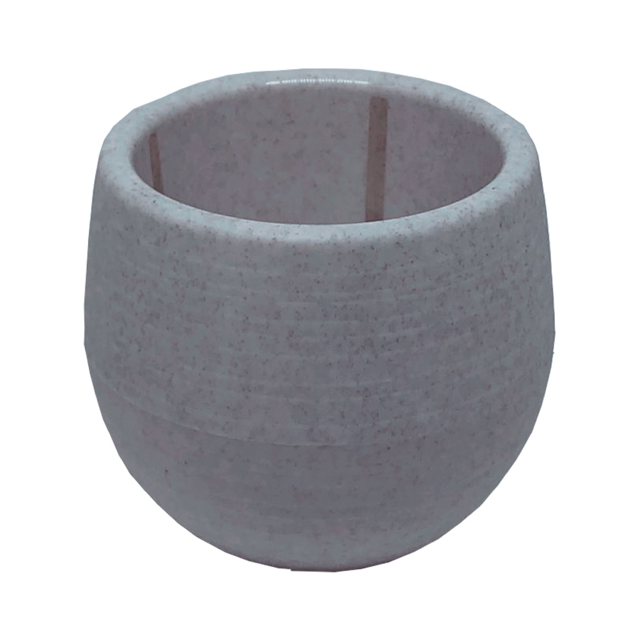Vaso All Garden Baby Ball Flat Mármore para Jardim
