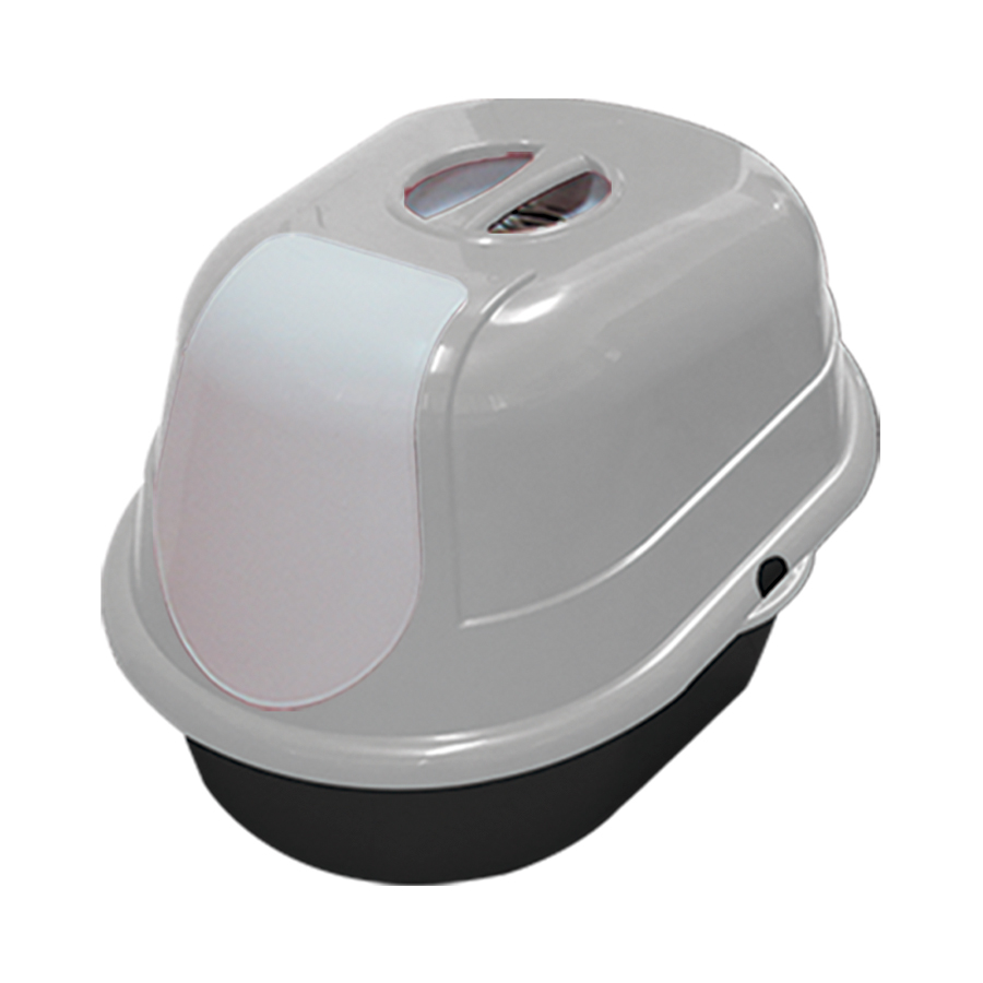 Banheiro Furacão Pet Cat Toalete Cinza para Gatos