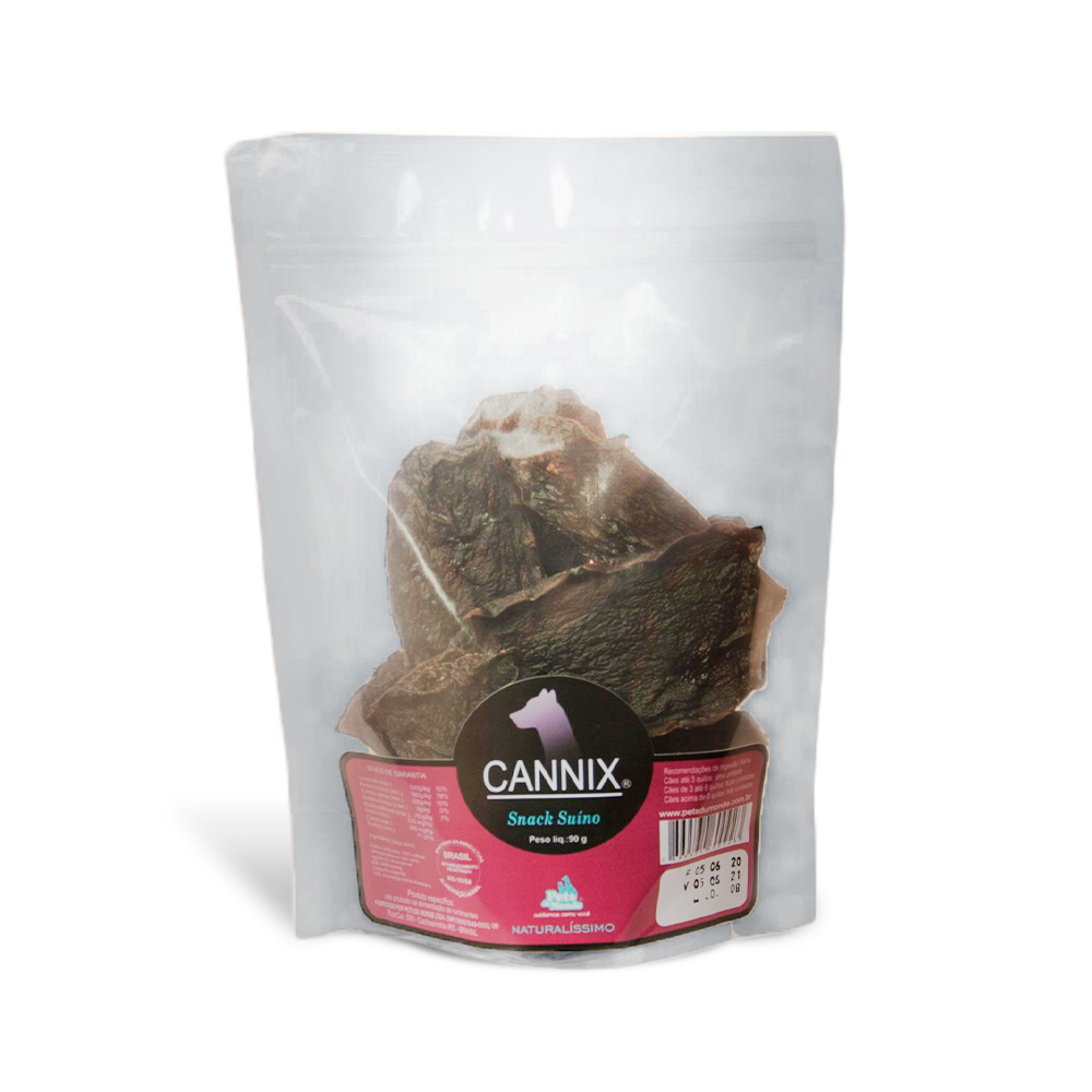 Snacks Cannix Traquéia Bovina para Cães 80g