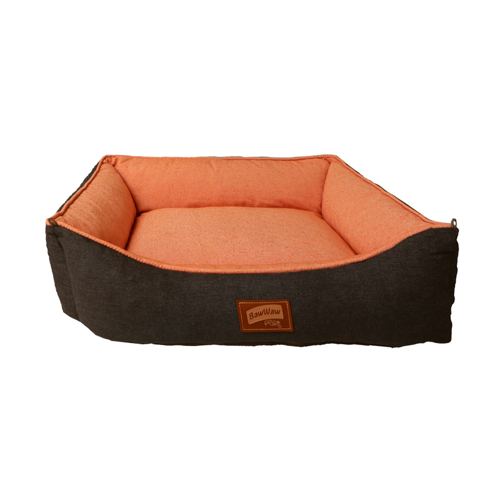 Cama Baw Waw Doce Soneca Salmão para Cães e Gatos