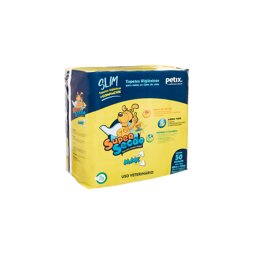 Tapete Higiênico Super Secão Max Slim para Cães