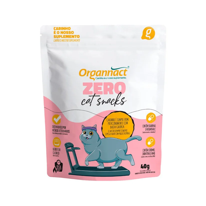 Petisco Organnact Zero Cat Snacks