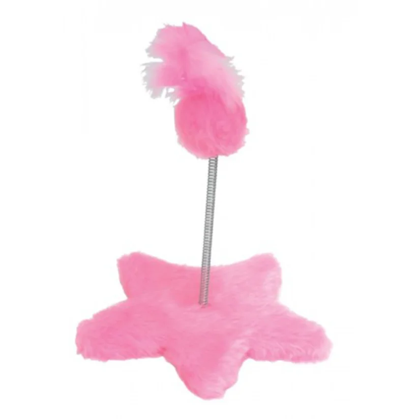 Brinquedo Gatos São Pet Estrela Rosa