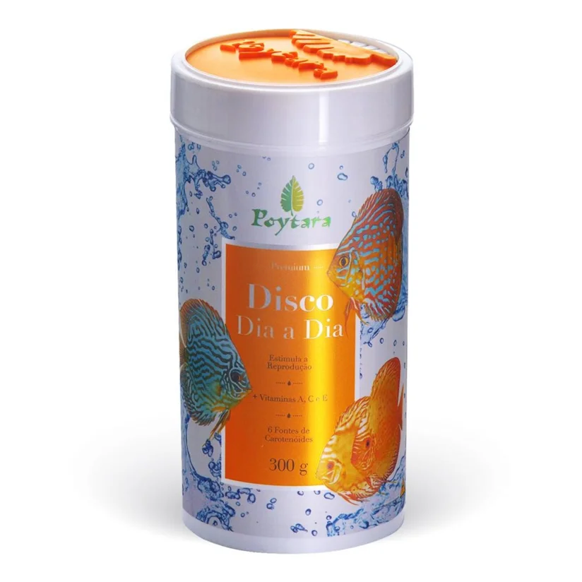 Ração Disco Dia a Dia Para Peixes Poytara 300g