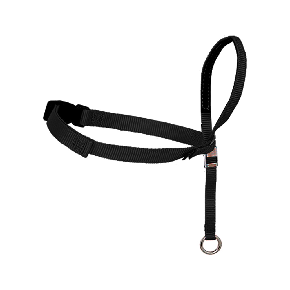 Focinheira Amicus Easy Antipuxão Preta para Cães - P