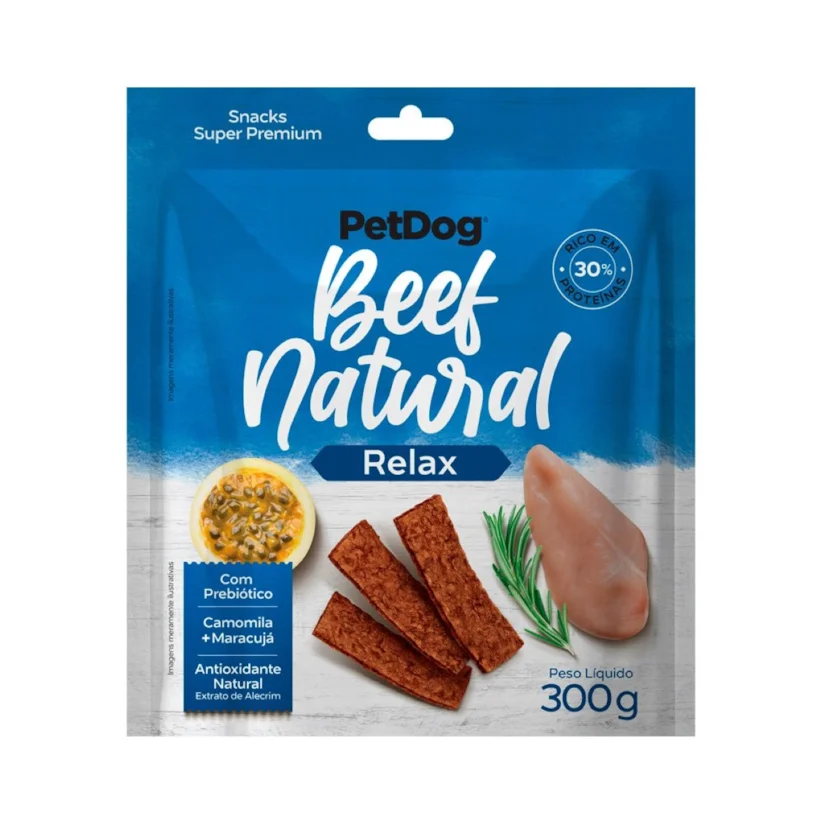 Bifinho para Cães PetDog Beef Natural Relax 300g