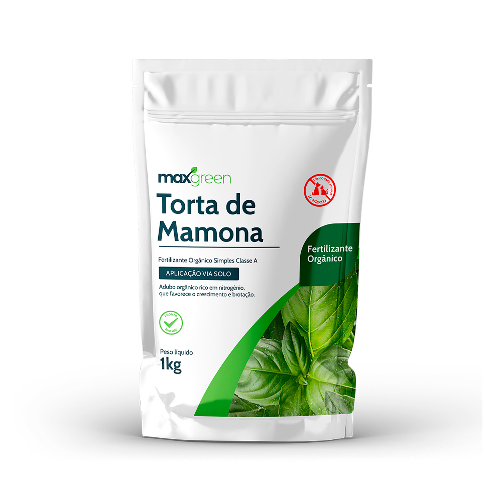 Fertilizante Forth Maxgreen Torta de Mamona para Jardim 1 kg