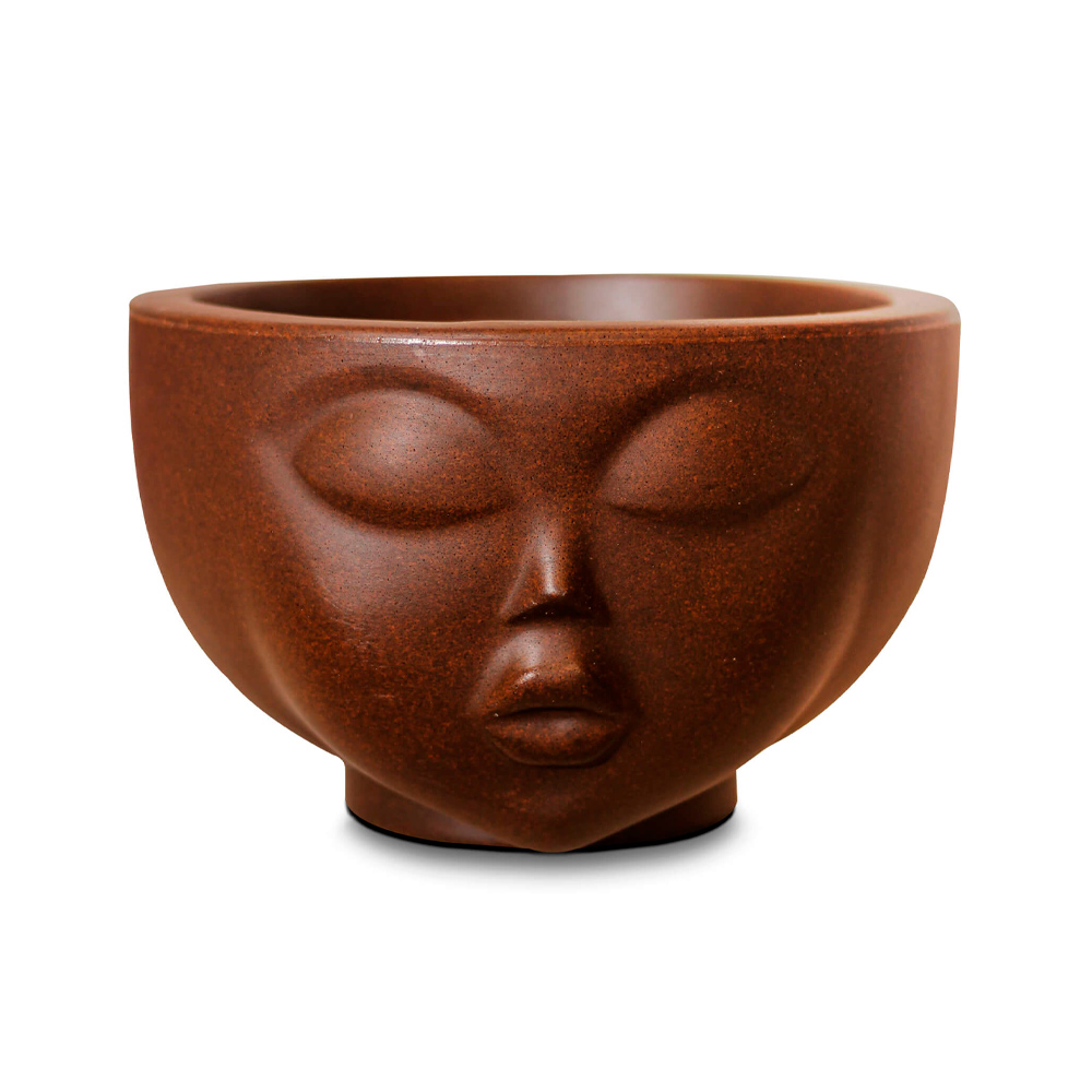 Vaso Faces Menina Nutriplan Cor Café Imperial