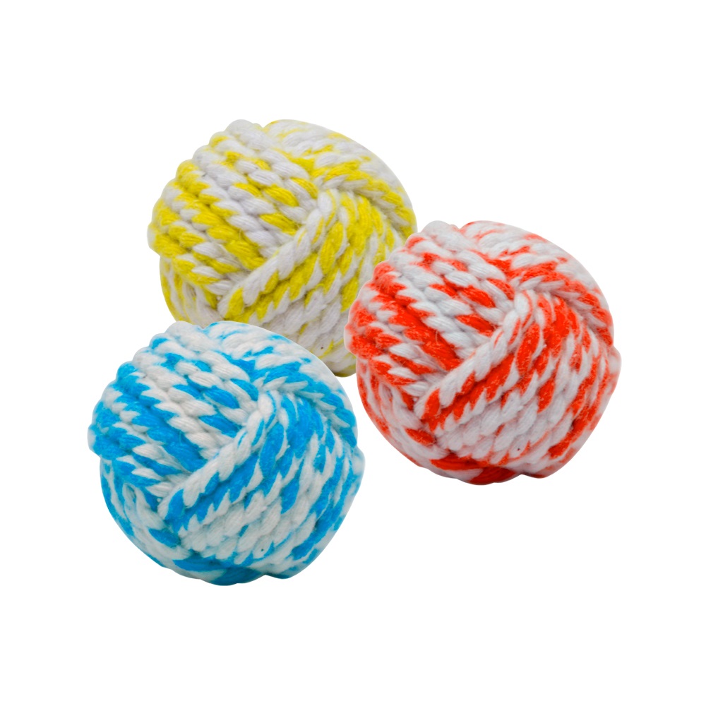 Brinquedo LCM Bola de Corda para Gatos - Cores Sortidas