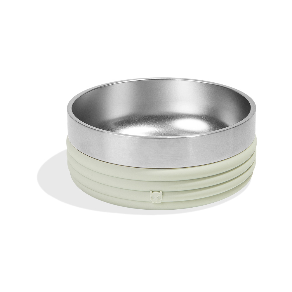 Comedouro Zee.Dog Tuff Médio Rings Sage para Cães
