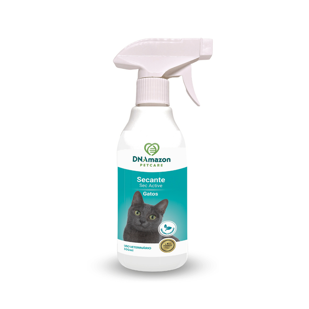 Spray Secante DNAmazon Sec Active para Gatos 300ml