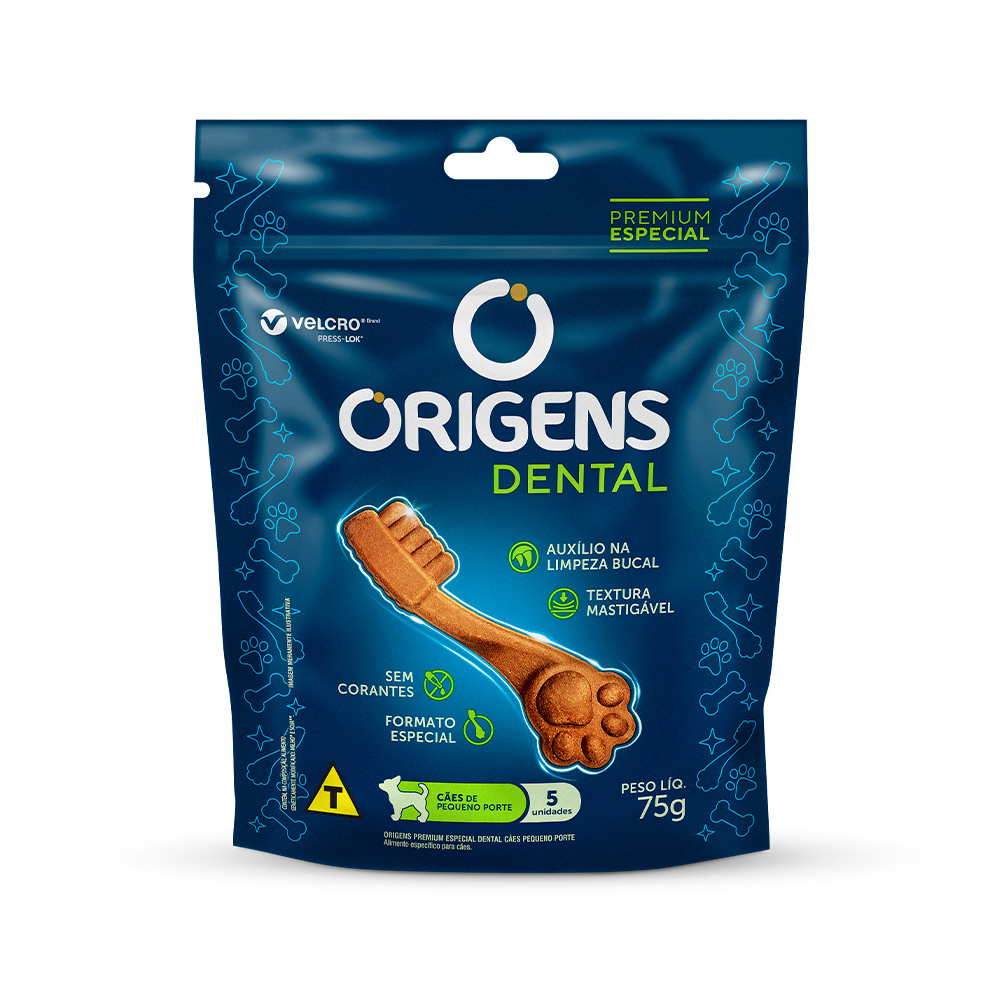 Snack Origens Dental para Cães de Porte Pequeno - 75 g