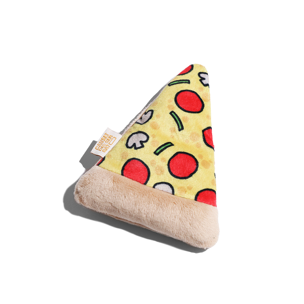 Brinquedo Cansei de Ser Gato Fatia de Pizza de Catnip