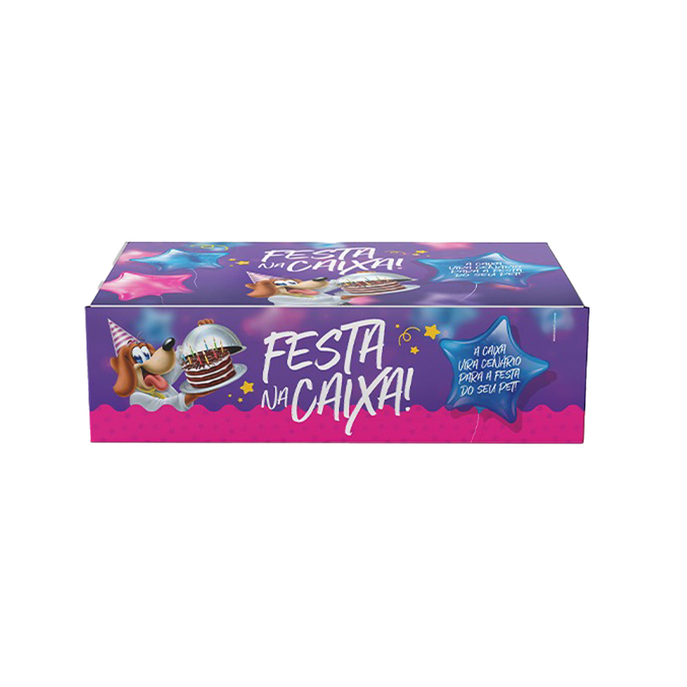 Kit de Snacks Festa na Caixa Petitos para Cães
