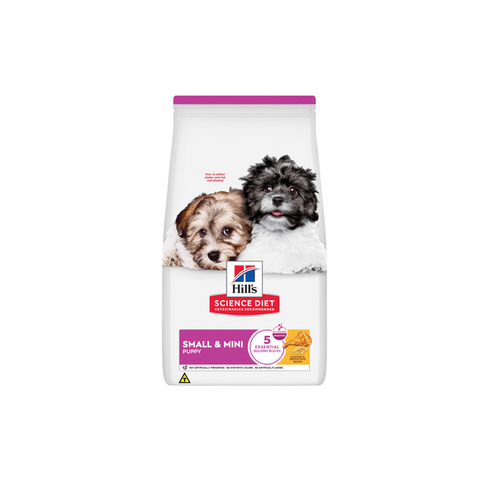 Ração Hill's Science Diet Pequenos e Mini para Cães Filhotes Sabor Frango