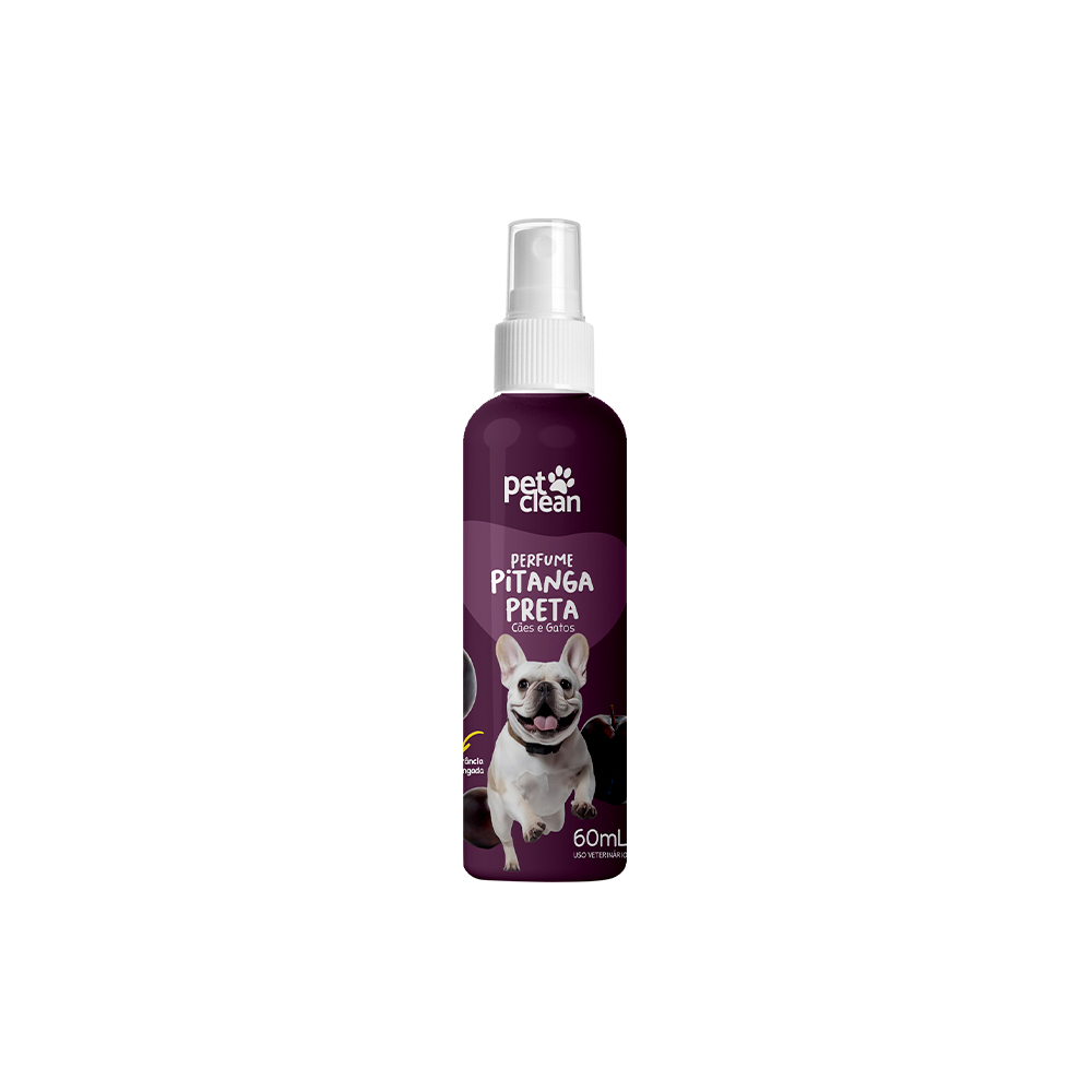 Perfume Pet Clean Pitanga Preta para Cães 60ml