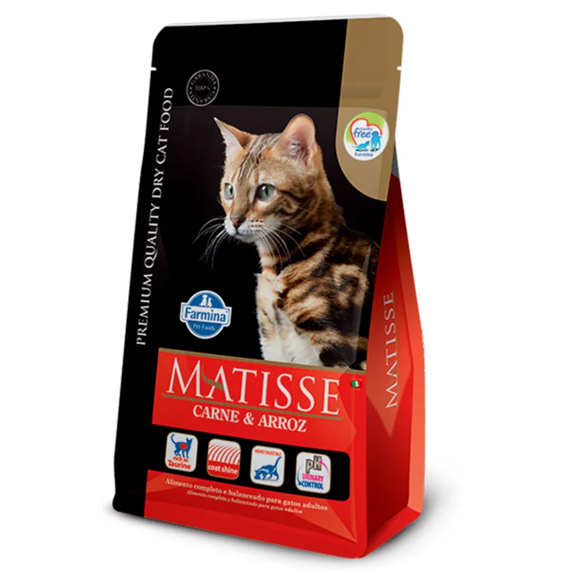 Ração Farmina Matisse Gatos Carne e Arroz 2kg