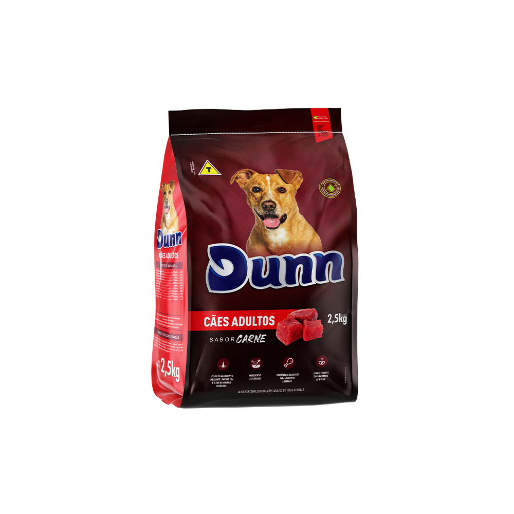 Ração Dunn Sabor Carne para Cães Adultos