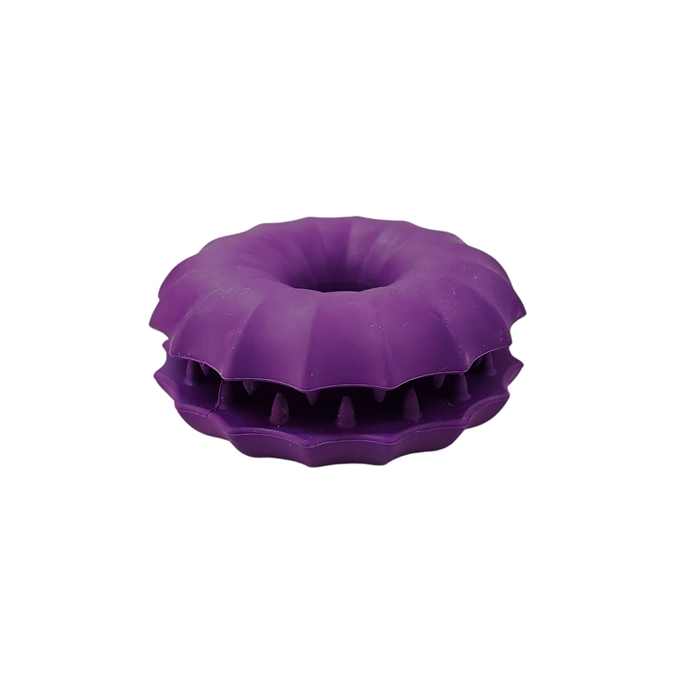 Brinquedo Amicus Fun Toys Donuts Roxo para Cães