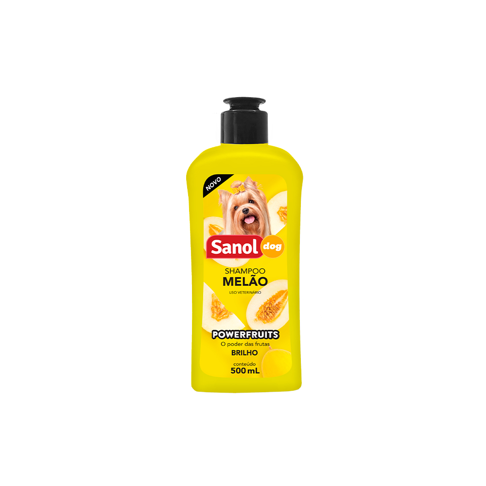 Shampoo Sanol Dog Melão para Cães 500 ml