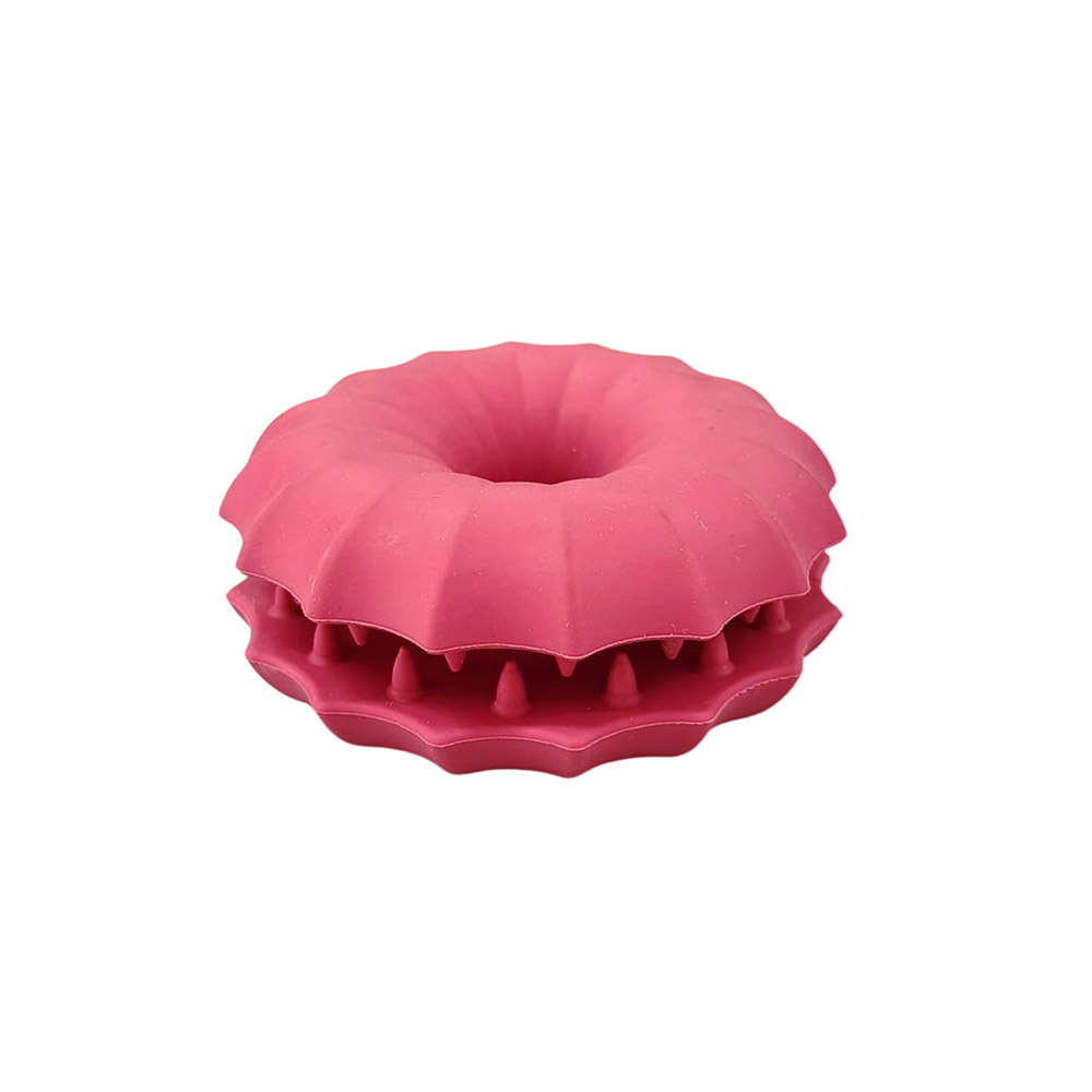 Brinquedo Amicus Fun Toys Donuts Rosa para Cães