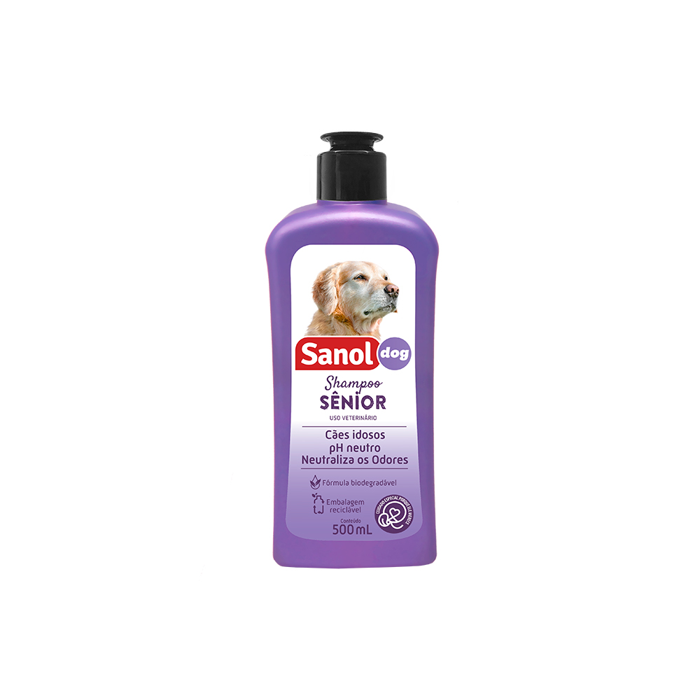 Shampoo Sanol Dog Sênior para Cães 500 ml