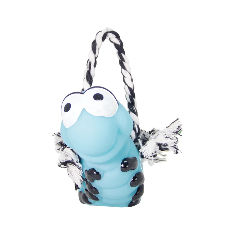 Brinquedo Cães LCM Borracha Abelha com Corda