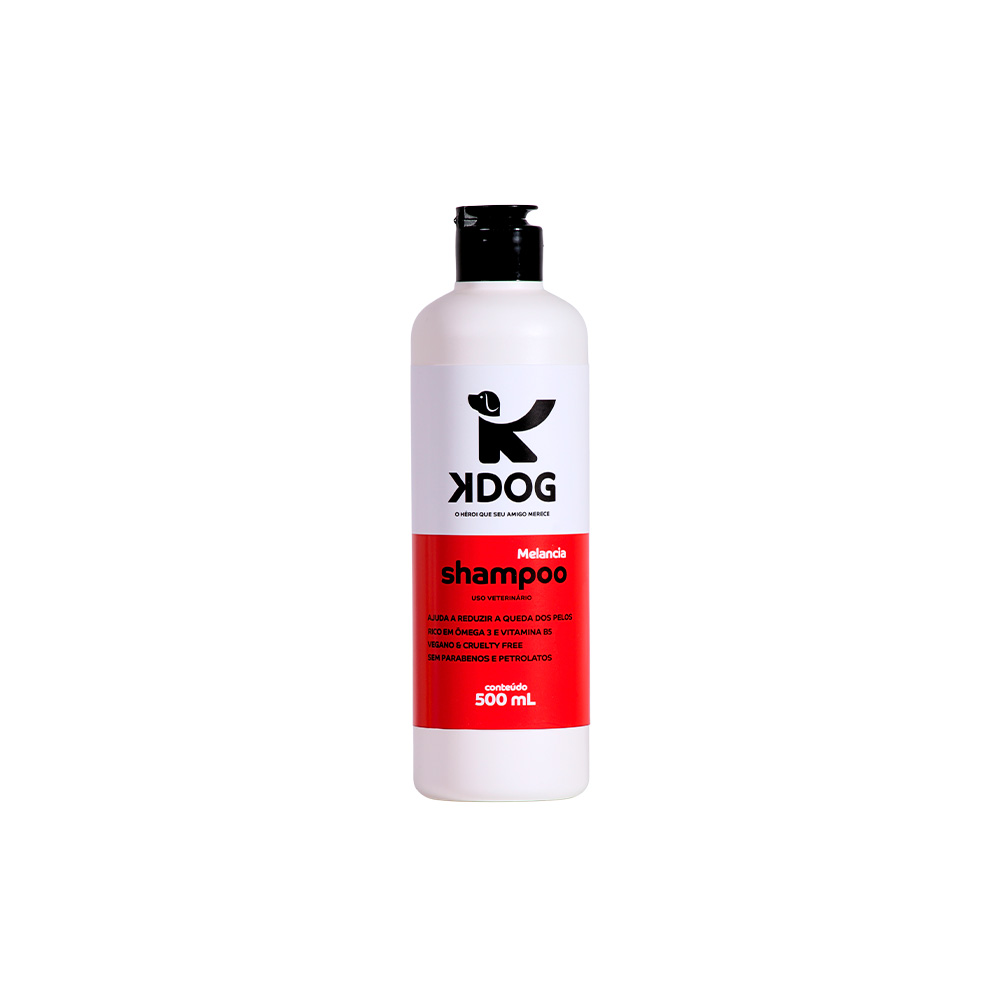 Shampoo Kdog Melancia para Cães 500 ml