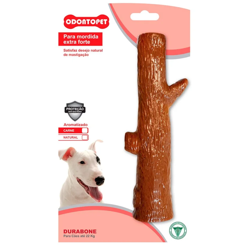 Brinquedo Mordedor Durabone Tronco Cães Até 22kg Odontopet