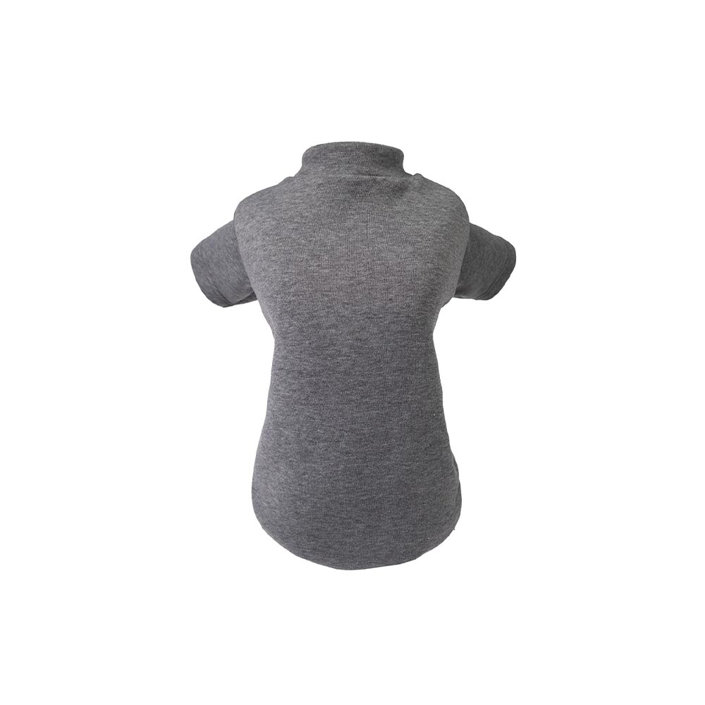 Blusa Fábrica Pet Moletom Cinza para Cães e Gatos