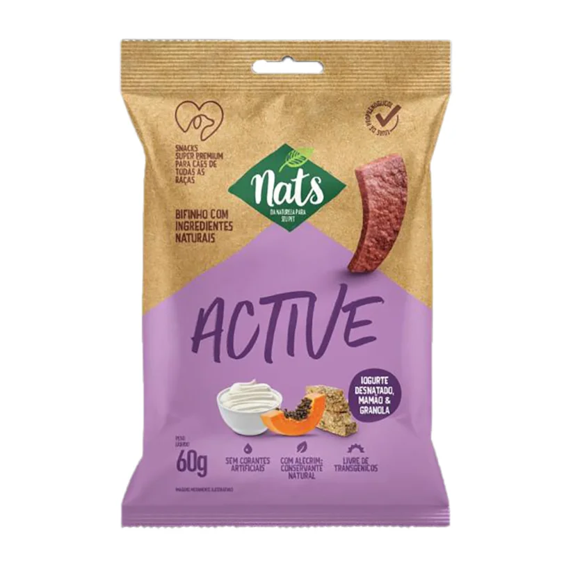 Bifinho para Cães Nats Natural Natactive 60g