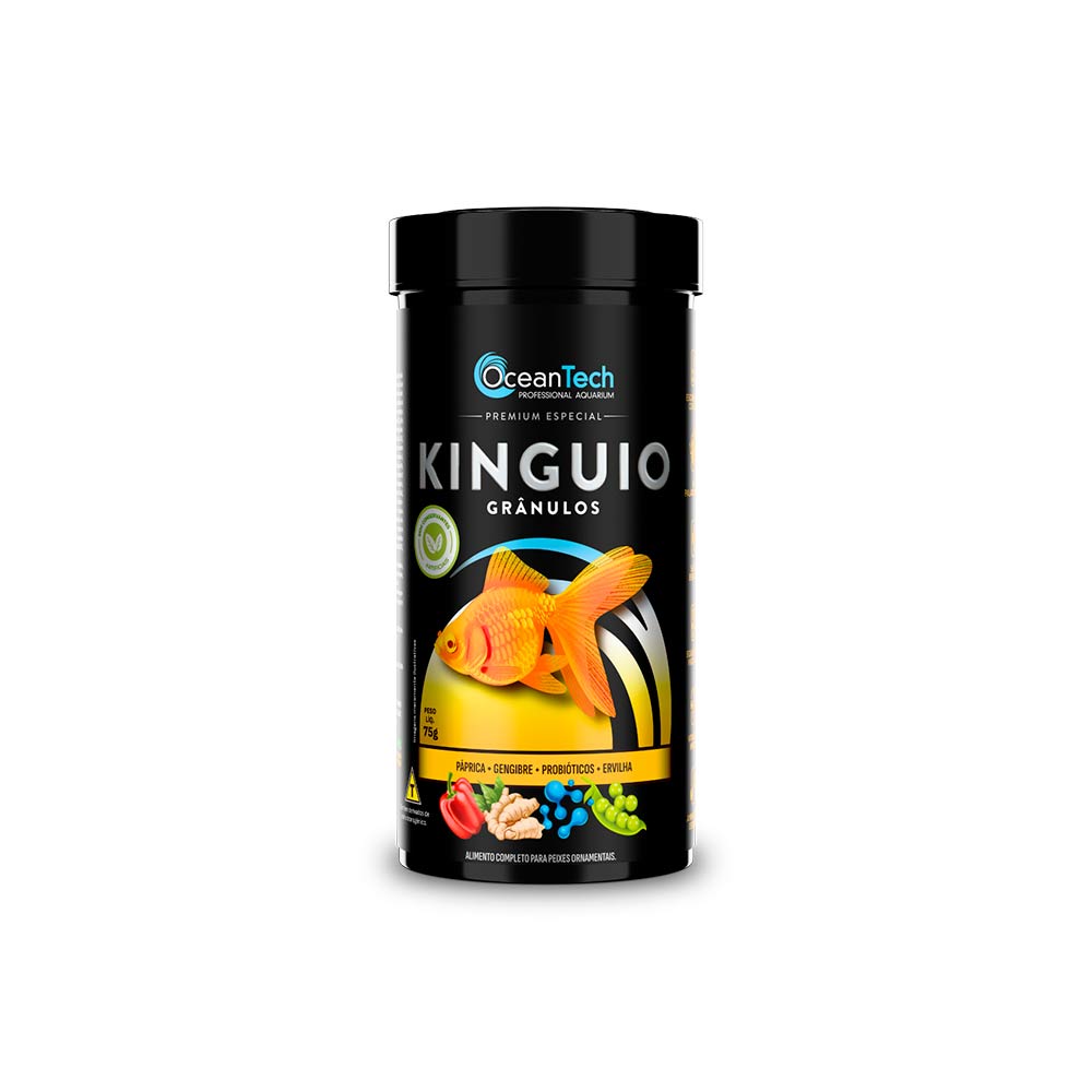 Alimento Ocean Tech Kinguio Grânulo para Peixes