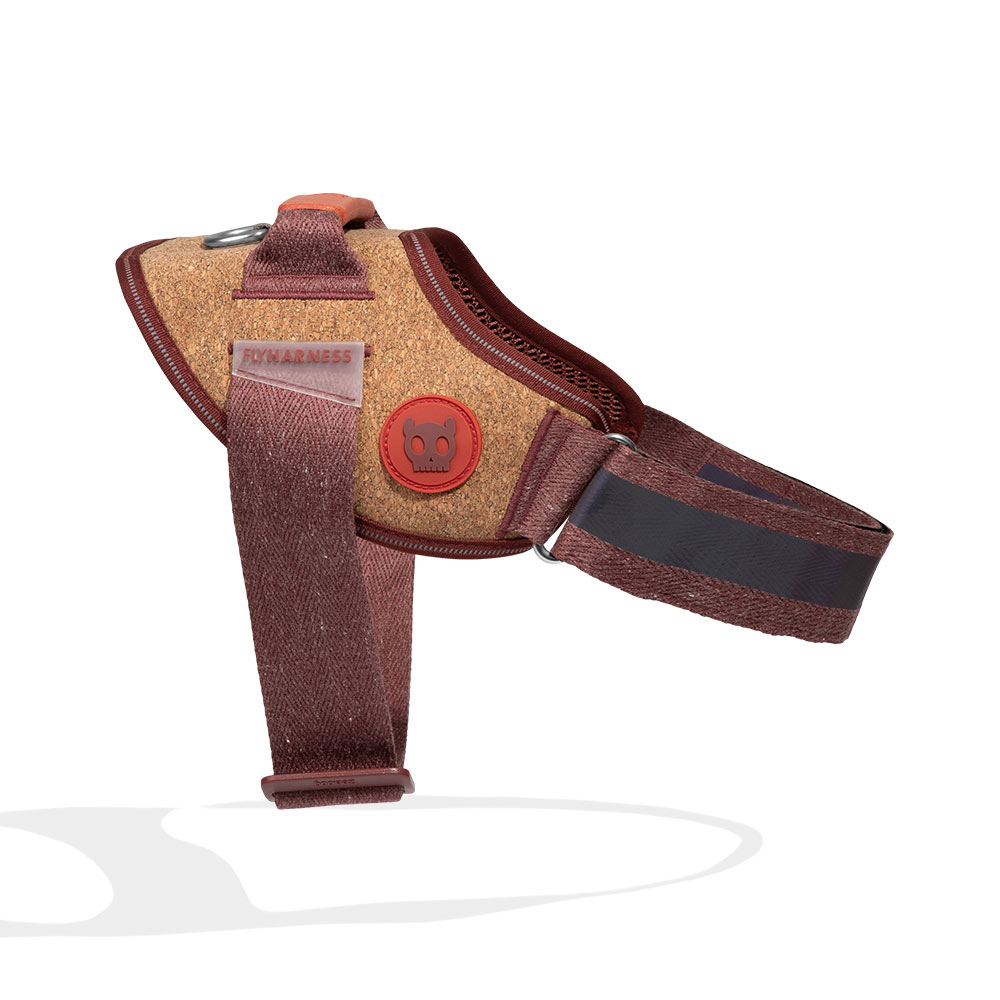 Peitoral Zee.Dog FlyHarness Naturals Cocoa para Cães