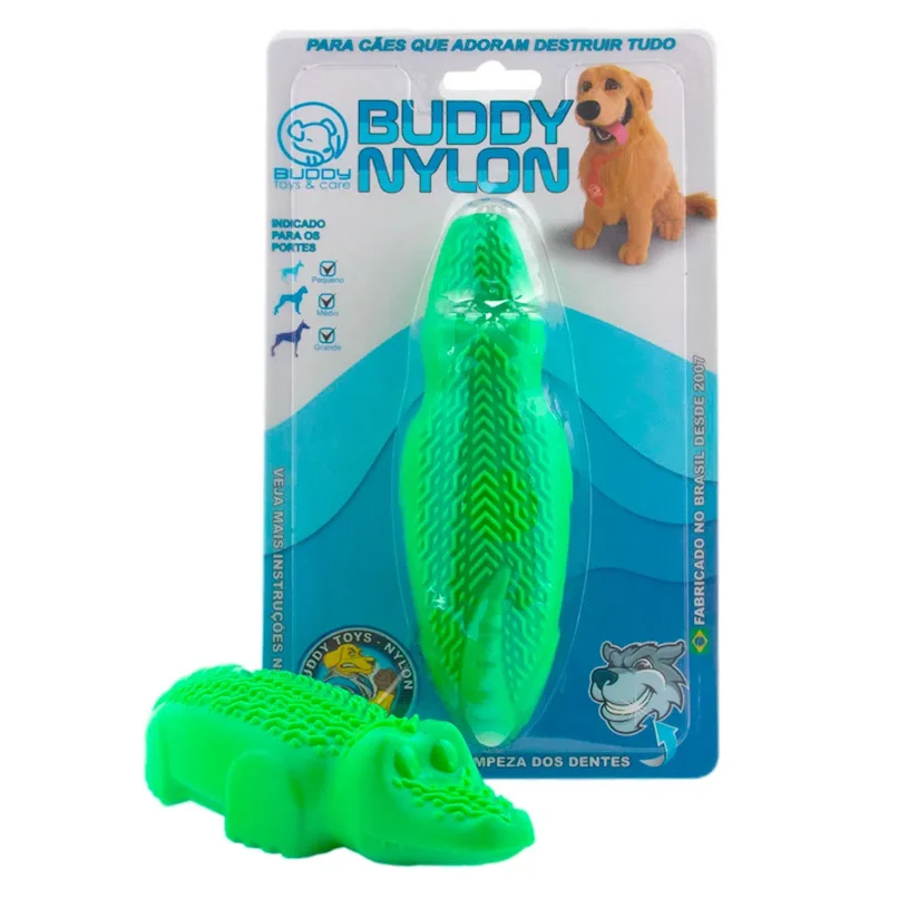 Brinquedo Cães Buddy Toys Crocojack Nylon