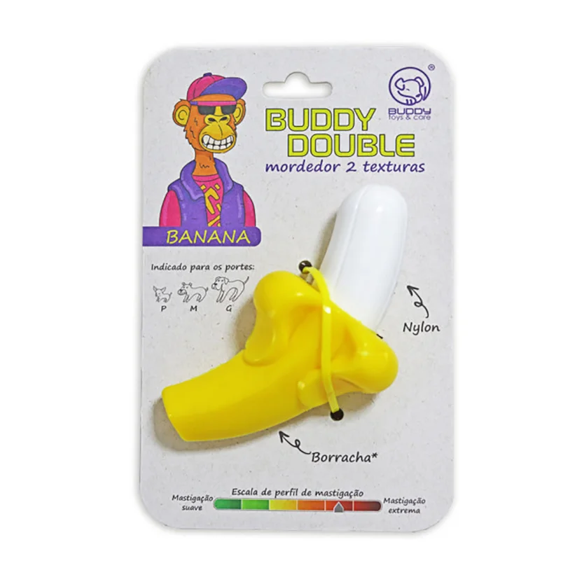 Brinquedo para Cães Buddy Toys Double Banana