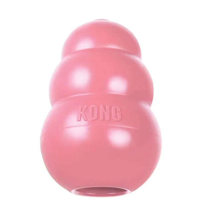 Brinquedo Interativo Cães Kong Puppy Rosa X-Small
