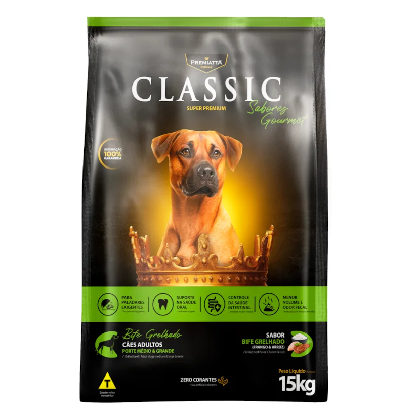 Ração Premiatta Cães Bife Grelhado 15kg