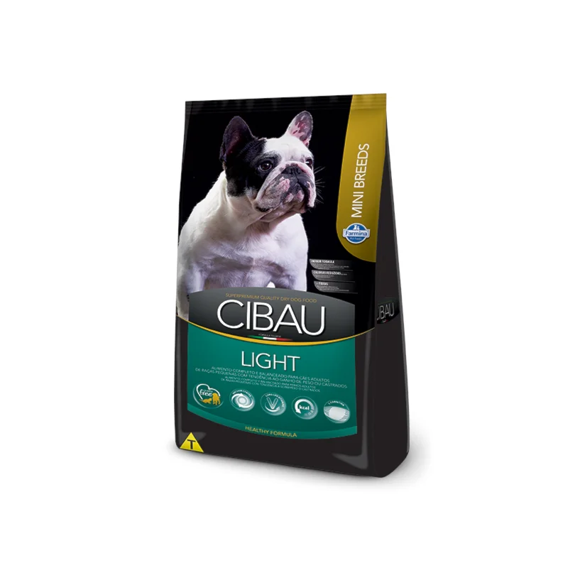 Ração Cibau Light Cães Adultos Raças Pequenas 3kg