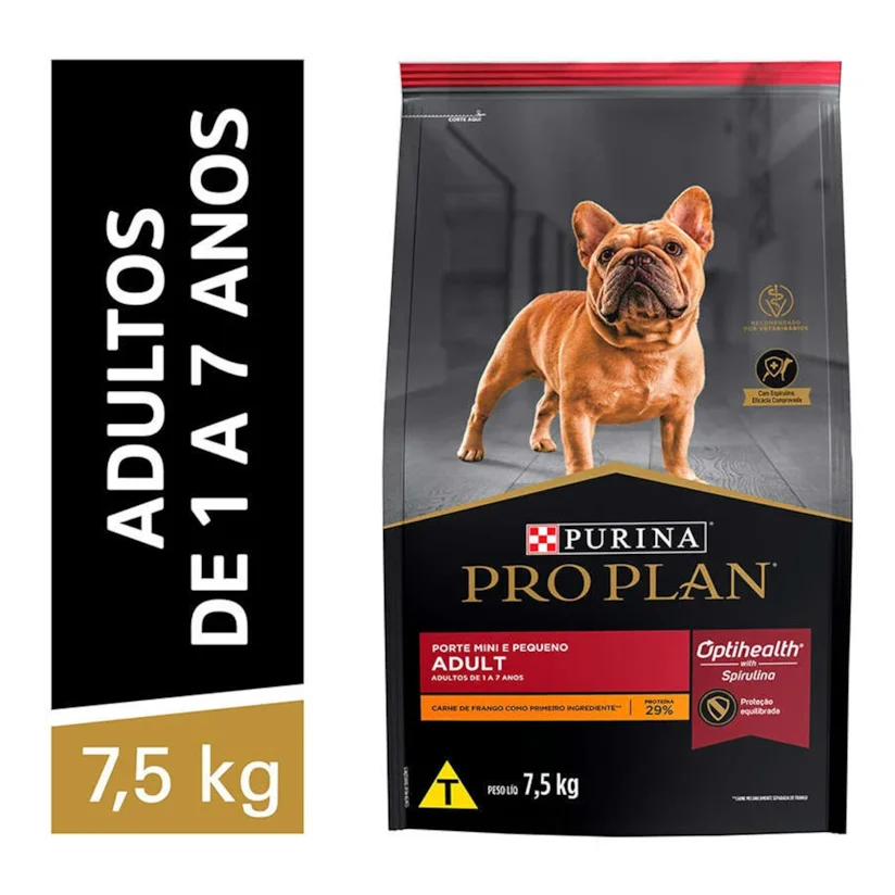 Ração Nestlé Purina Cães Pro Plan Adultos Raças Mini E Pequenas 7,5kg