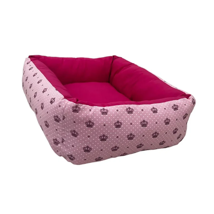 Cama para Cães e Gatos CamaPet Coroa Rosa Tamanho P