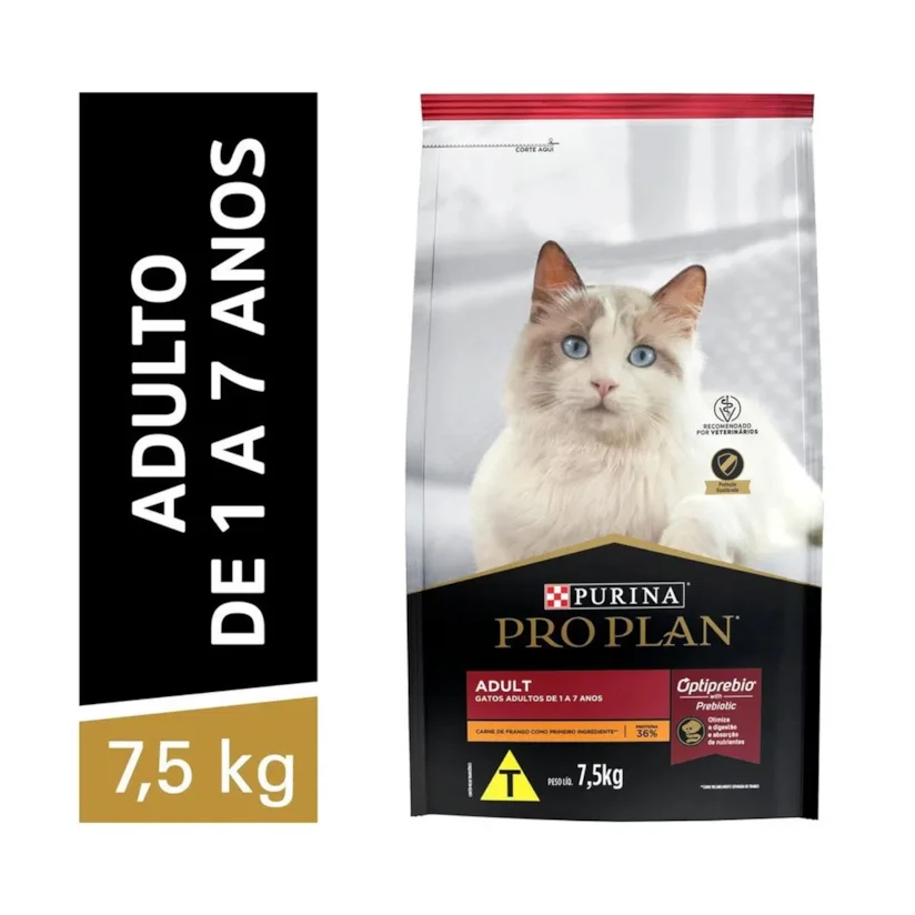 Ração Nestlé Purina Gatos Pro Plan Adultos Frango 7,5kg