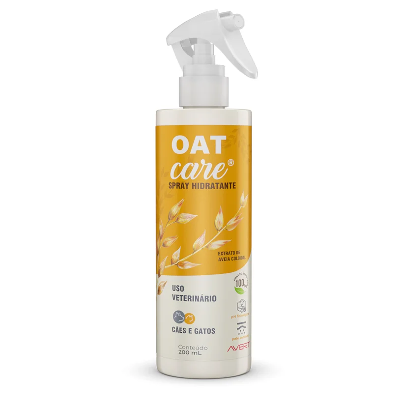 Hidratante Spray Avert Oat Care para Cães e Gatos 200ml