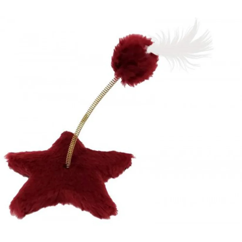 Brinquedo Gatos São Pet Estrela Vermelho